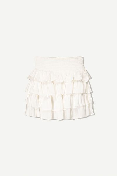Bershka Ruffled mini skirt