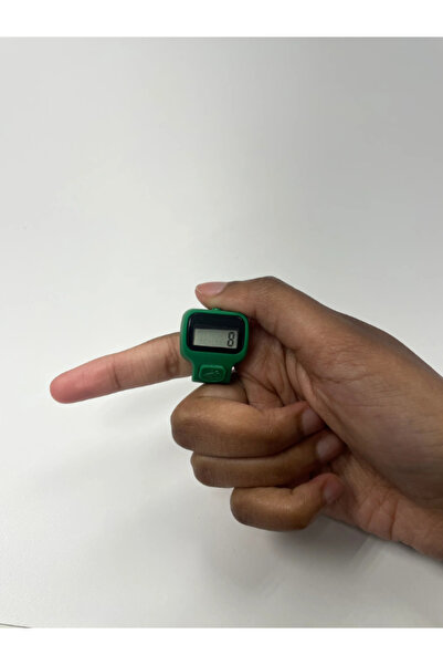 gozal Mini contor de degete zikrmatik cu afișaj digital electric LED, inel modern din plastic pentru degete