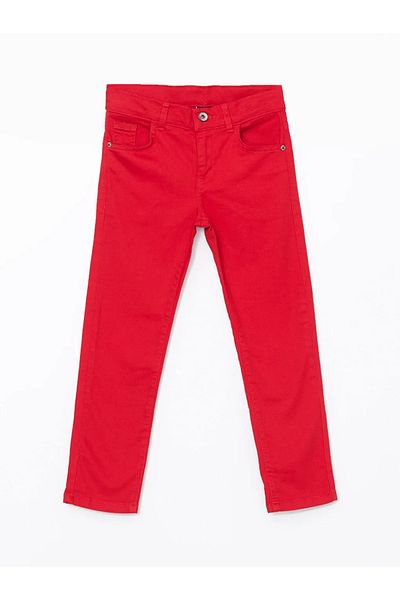 LC Waikiki Lcw Kids Black Boy's Trousers with Adjustable Elastic Waist