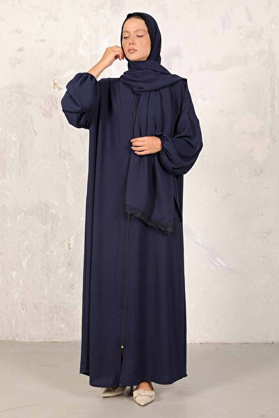 BRZ COLLECTION ثوب صلاة باللون الأزرق الداكن 5757