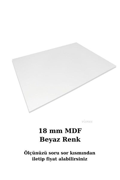 VISNES Özel Ölçü Kesim Dolap İçi Raf Mdf Gardrop Rafı Mutfak Dolap İçi Raf Do...