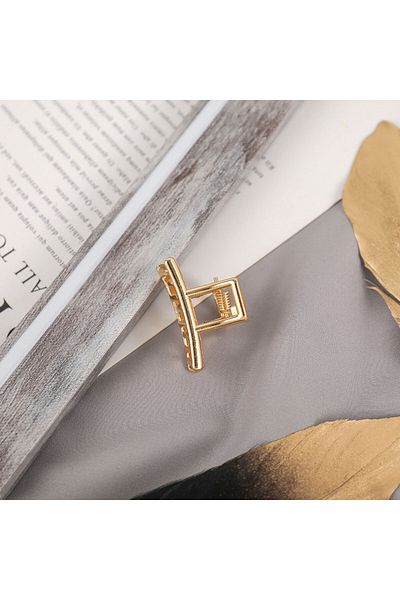 So Much Accesories Agrafă de păr So-much New Trend Metal Dimensiune mică pentru femei în formă geometrică 4,5 cm.-3