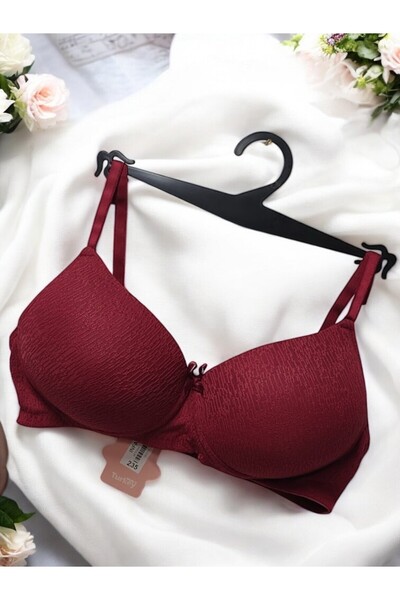 enmodaiçgiyim Sutien pentru femei cu model burgundy