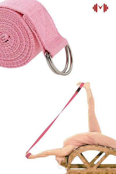 SAVUR Natural Yoga Belt: Professional Yogaband and Pilates Band