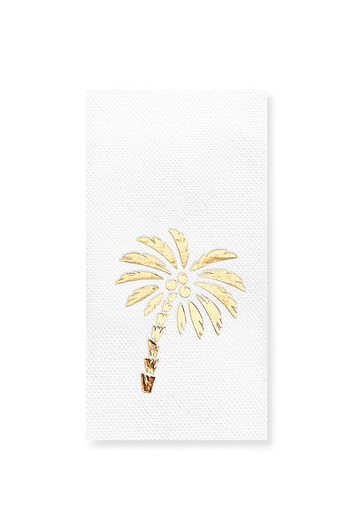 Story Palm Tree of Gold Foil 40X40 Cm, 16 Pcs 1/8 Fold White Paper