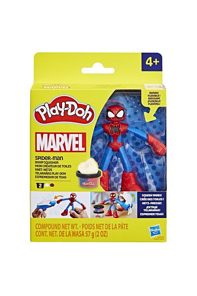 Hasbro Play-doh Marvel Flexible Figure With Accessories Spider Man 10cm