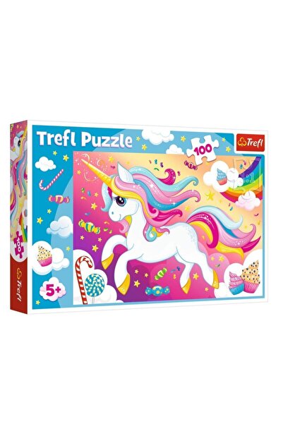 Trefl Puzzle 16386 Trefl Puzzle Încântător unicorn Puzzle de 100 de piese