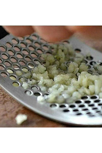 Micostore Presa Usturoi, Zdrobitor Manual, Neagra, Curbata, Inox, Usor De Curatat