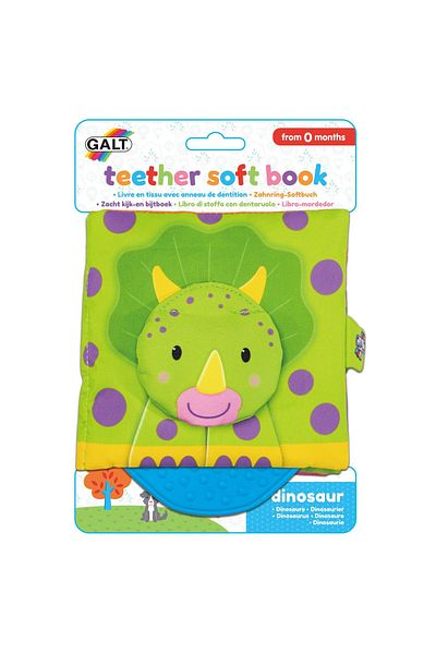 Galt Soft Book - Dinosaur Soft Book