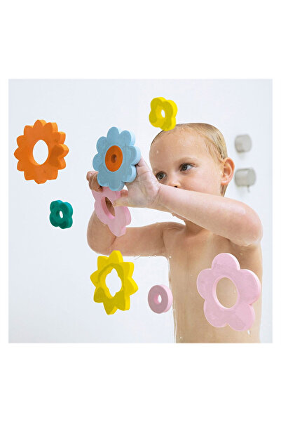 Quut Toys Puzzle De Baie, Set 10 Piese, Flower Power,