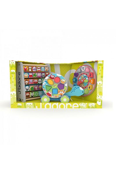 Hape Wooden Toy - Set Of 3 J'adore Green Toys