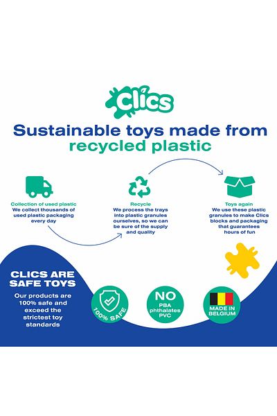 Clicstoys Set Clics De Construit Vehicule De Constructie 5 In 1