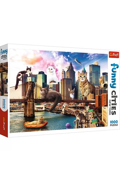 Trefl Puzzle 1000 Pisicute La New York