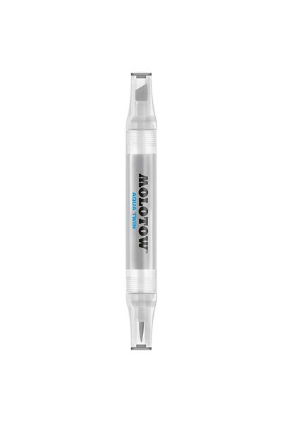 Molotow Aqua Twin 1mm/2-6mm Double-tipped Marker Neutral Grey 03