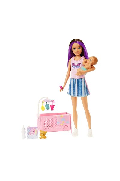 mattel Papusa Barbie Mamica Satena Cu Bebelus