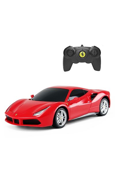 Rastar Masina Cu Telecomanda Ferrari 488 Gtb Rosu Scara 1 La 24