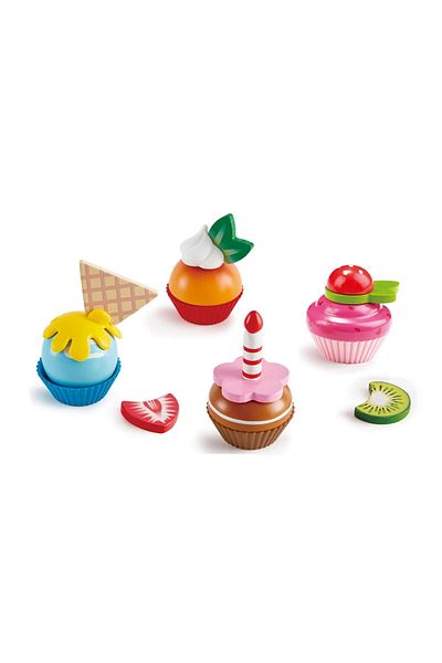 Hape Wooden Toy - Cupcakes (18 PIECES)
