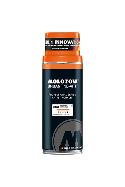 Molotow Spray Acrilic Ufa Artist 400ml Vermillion Orange