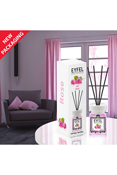 Eyfel Αρωματικό Χώρου με Στικ, Τριαντάφυλλο, 120ml