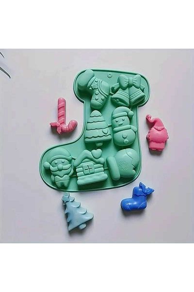 Micostore Forma Silicon Cu 7 Matrite, Briose, Prajituri, Biscuiti Sau Turta Dulce, 24 X 18 X 2.5 Cm