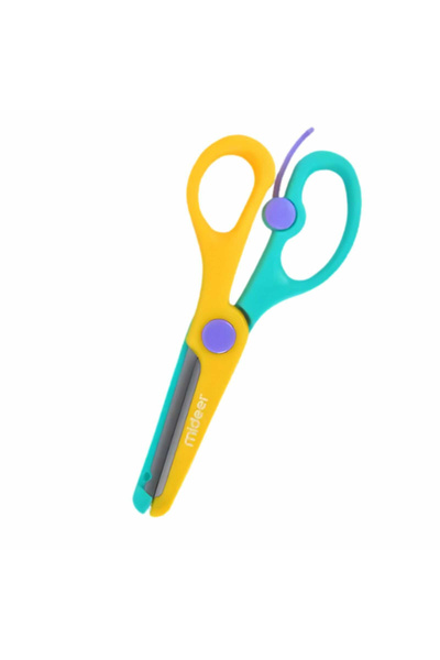 Mideer Children's Round Head Scissors, Stainless Steel, 13 Cm,