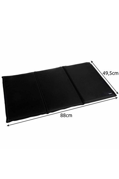 Micostore Cooling Mat For Dogs And Cats, Cooling, With Gel, Cooling Effect, Black, 88 X 49.5 X 3 Cm