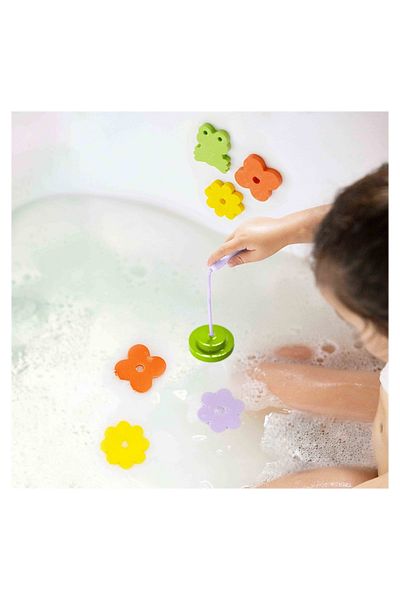 Quut Toys Joc De Pescuit Pentru Baie, Iazul Cu Broscute,