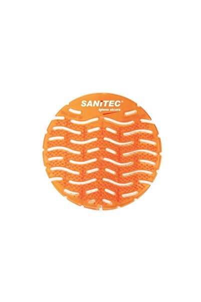 SANITEC Sită parfumată pentru pisoar din silicon, portocalie,