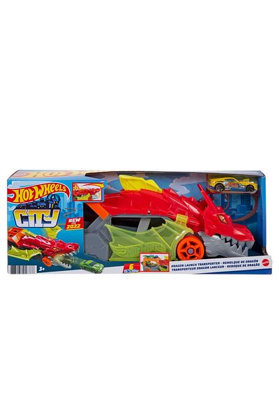 mattel Hot Wheels City Dragon Transporter