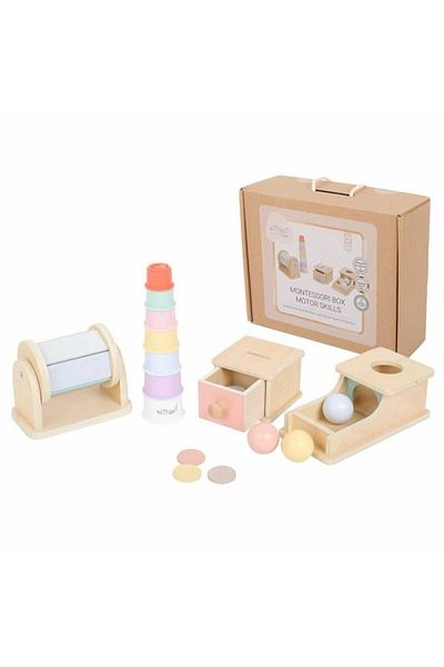 Micostore Set de jucării Montessori pentru abilități motorii, cutie educativă, 2 ani, cutie