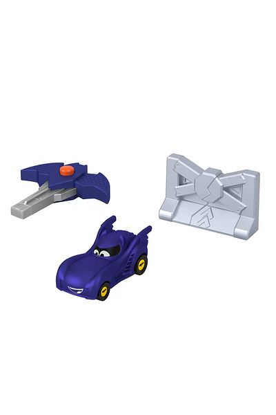 mattel Fisher Price Batwheels Blue Car 1:55 Scale