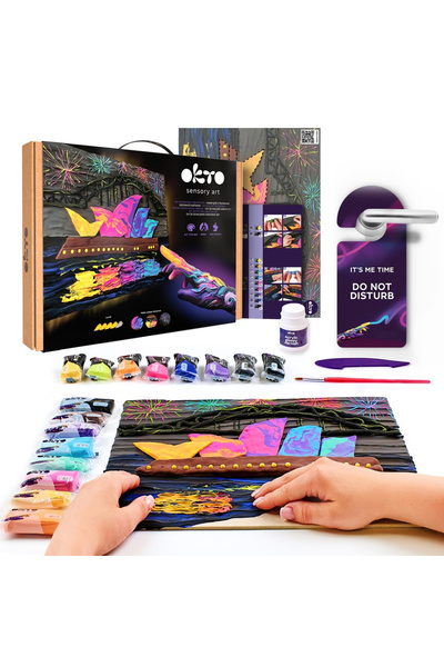 OKTO 3d Painting Set With Light Clay, 30 40cm - Sydney Opera House
