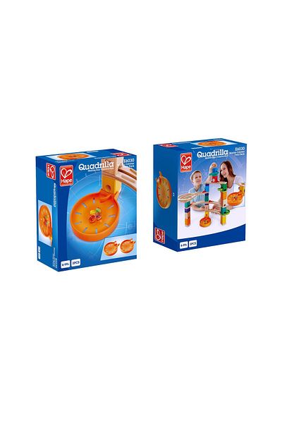 Hape Quadrilla Children's Toy - Ball Circuit - Ball Collection Tray Set (2 PIECES)