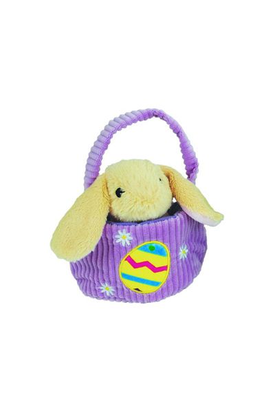 Jemını Jemini Easter Plush Toy In Basket 12cm Bunny