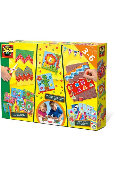 SES Creative Creative Set - Learn to Cut, Create Mosaics and Drill
