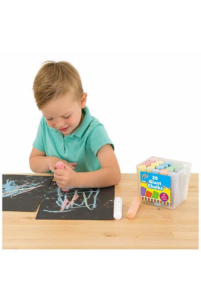 Galt Chalk Set - 20 Pieces - Educational And Interactive Game For Children