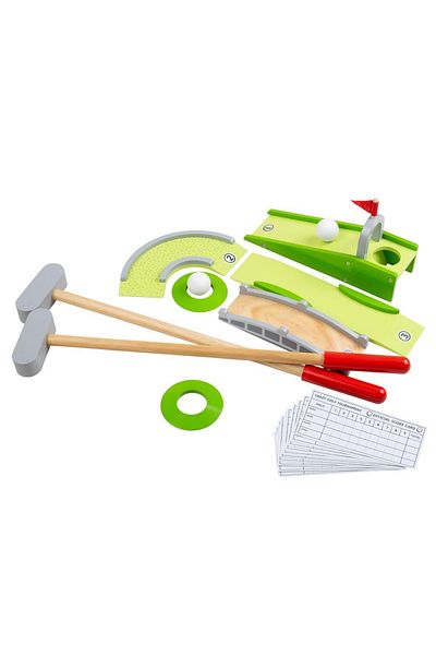 BIGJIGS Toys Joc Mini-golf Din Lemn