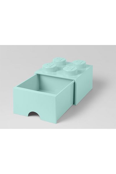 LEGO Cutie Depozitare 2x2 Cu Sertar, Aqua