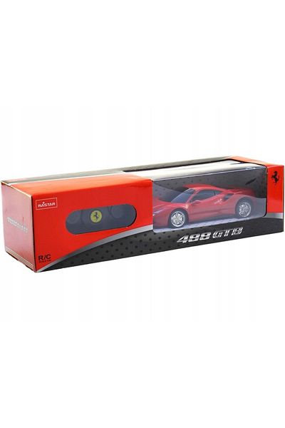 Rastar Masina Cu Telecomanda Ferrari 488 Gtb Rosu Scara 1 La 24
