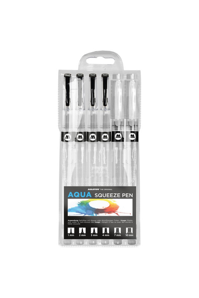 Molotow Marker Gol Reincarcabil Aqua Squeeze Pen Basic-set 2
