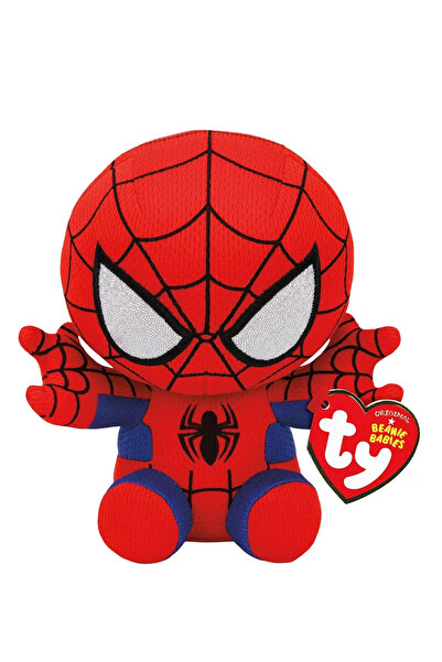 TY Jucărie Beanie Babies de 15 cm, Marvel, Spiderman