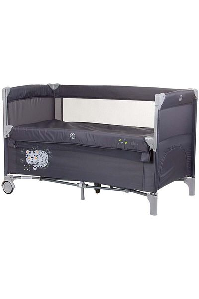 Chipolino Pat pliabil Relax Granite cu laterale glisante