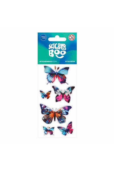 Micostore Colorful Butterfly Stickers, Stickers For Creative Projects For Children