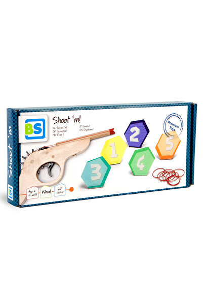 BS Toys Pistolul Cu Elastice, Joc De Tras La Tinta