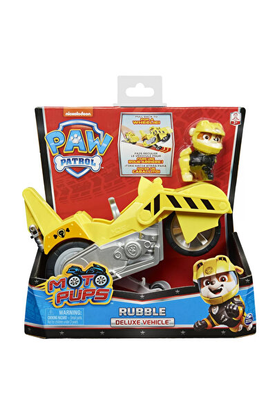 Spin Masters PATRULA CATELUSILOR MOTO PUPS RUBBLE SI MOTOCICLETA DELUXE