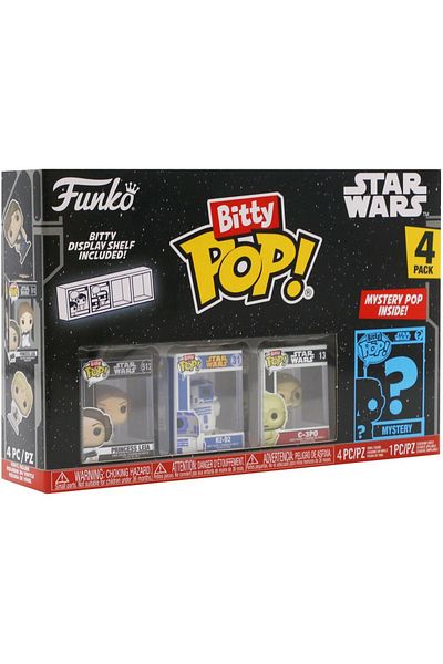 Funko Bitty Pop: Star Wars- Leia 4pk