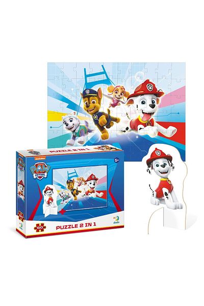 Dodo 2 In 1 Puzzle - Paw Patrol On A Mission (60 PIECES)