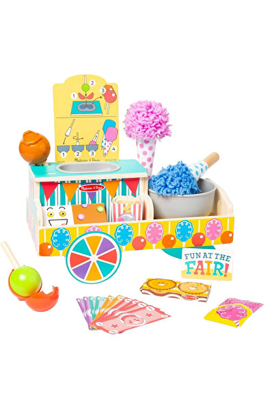 Melissa & Doug Set de joacă din lemn Toneta cu dulciuri - Colecția Fun At The...