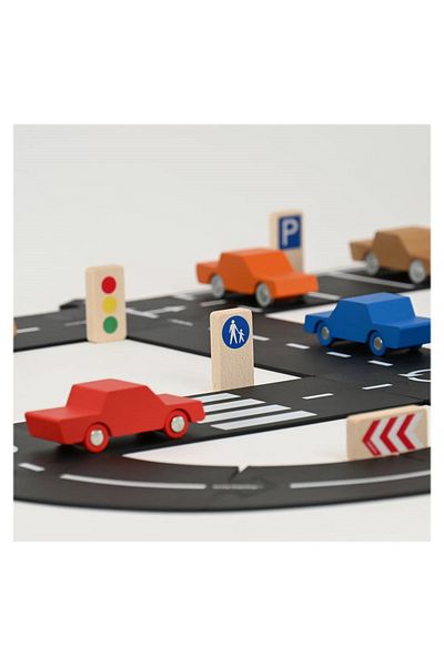 waytoplay Semne De Circulatie Din Lemn, 8 Piese,