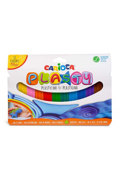 CARIOCA Soft Plasticine, Plasty 12 Colors
